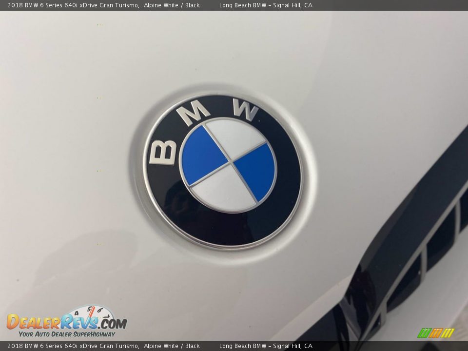 2018 BMW 6 Series 640i xDrive Gran Turismo Alpine White / Black Photo #8