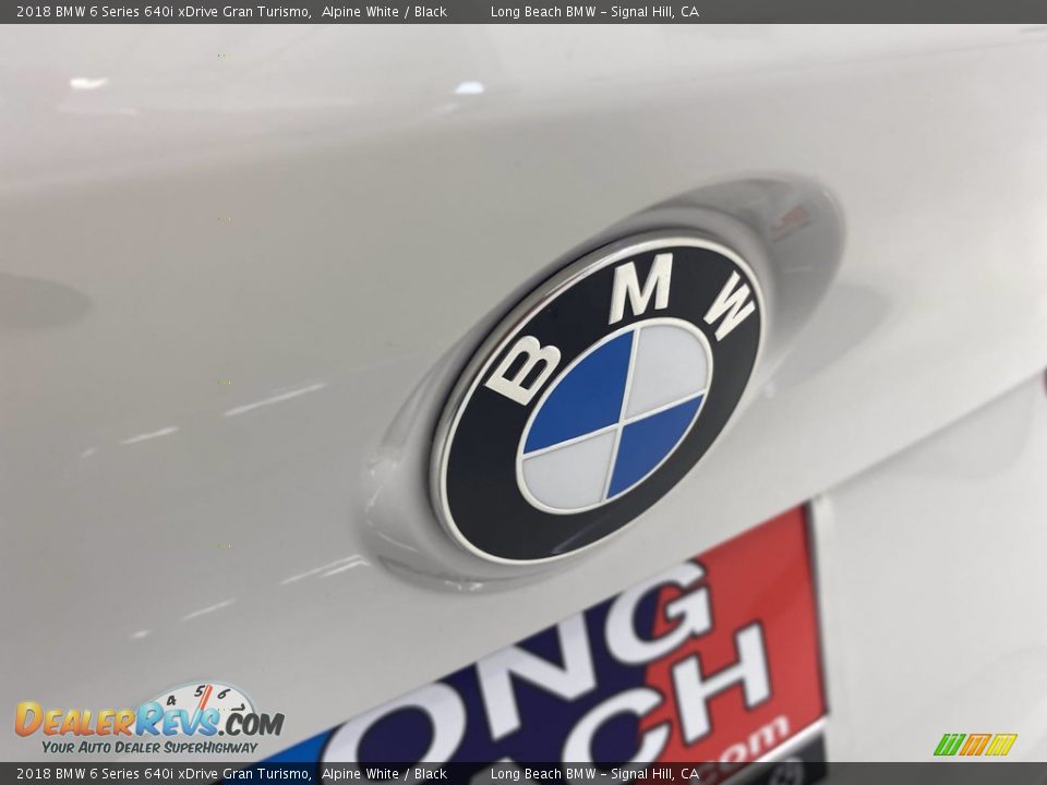 2018 BMW 6 Series 640i xDrive Gran Turismo Alpine White / Black Photo #10