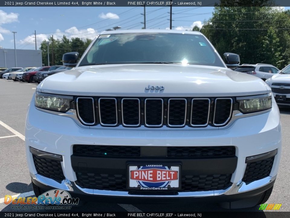2021 Jeep Grand Cherokee L Limited 4x4 Bright White / Black Photo #3