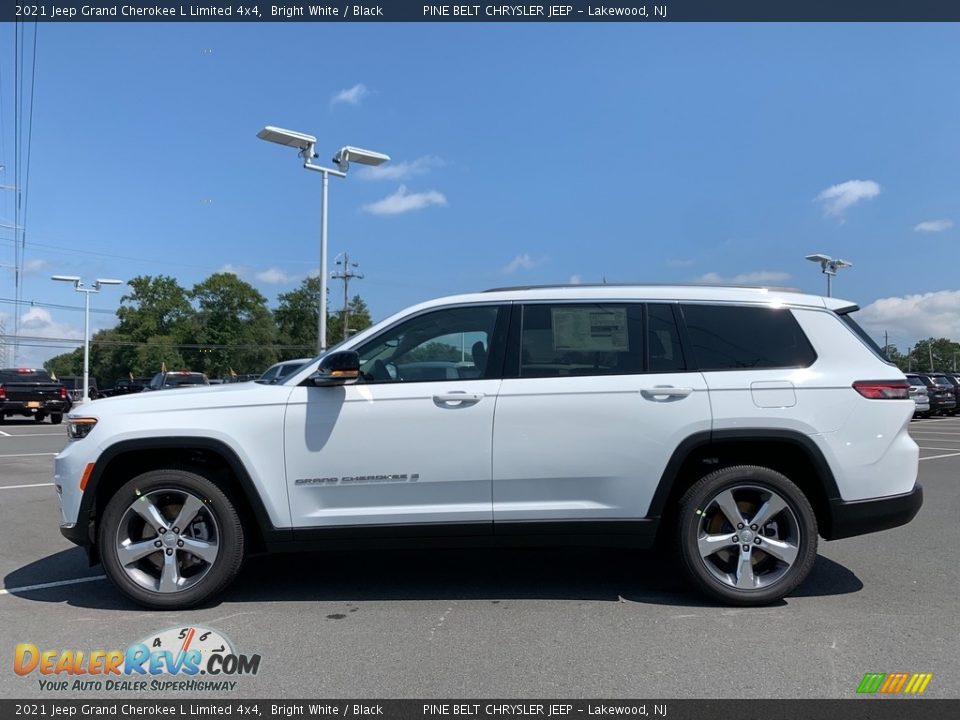 Bright White 2021 Jeep Grand Cherokee L Limited 4x4 Photo #4