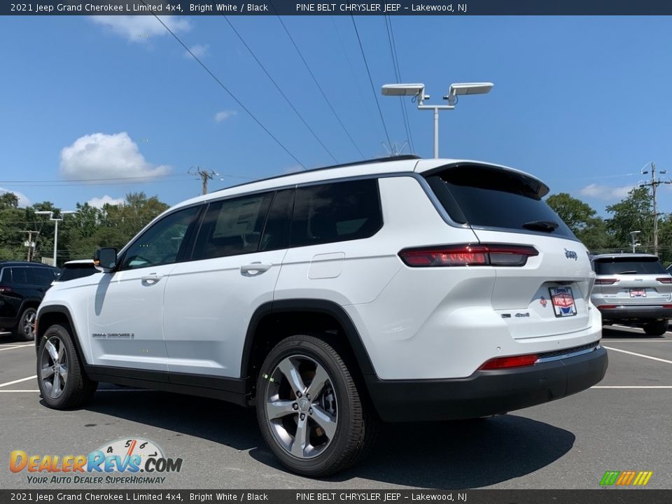 2021 Jeep Grand Cherokee L Limited 4x4 Bright White / Black Photo #6