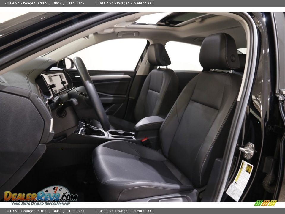 2019 Volkswagen Jetta SE Black / Titan Black Photo #5