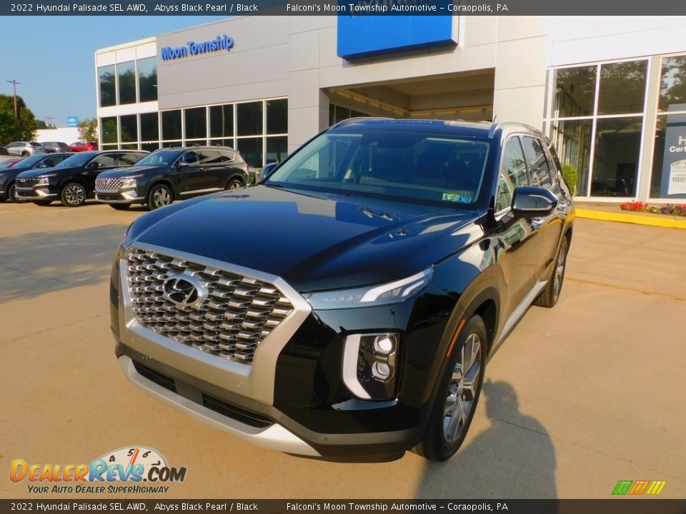 2022 Hyundai Palisade SEL AWD Abyss Black Pearl / Black Photo #7