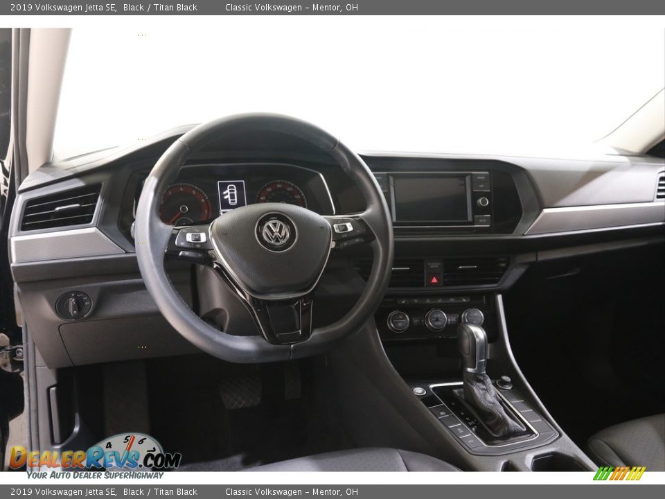2019 Volkswagen Jetta SE Black / Titan Black Photo #6