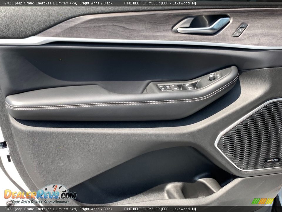 2021 Jeep Grand Cherokee L Limited 4x4 Bright White / Black Photo #12