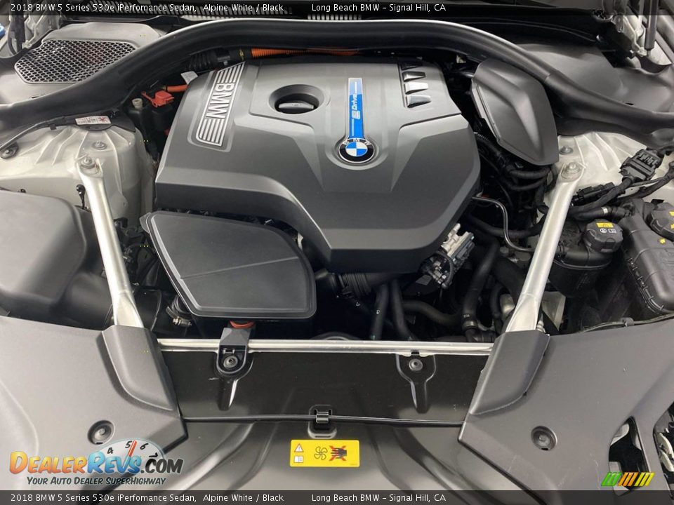 2018 BMW 5 Series 530e iPerfomance Sedan Alpine White / Black Photo #11