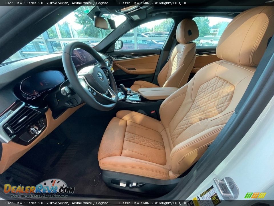 Cognac Interior - 2022 BMW 5 Series 530i xDrive Sedan Photo #4