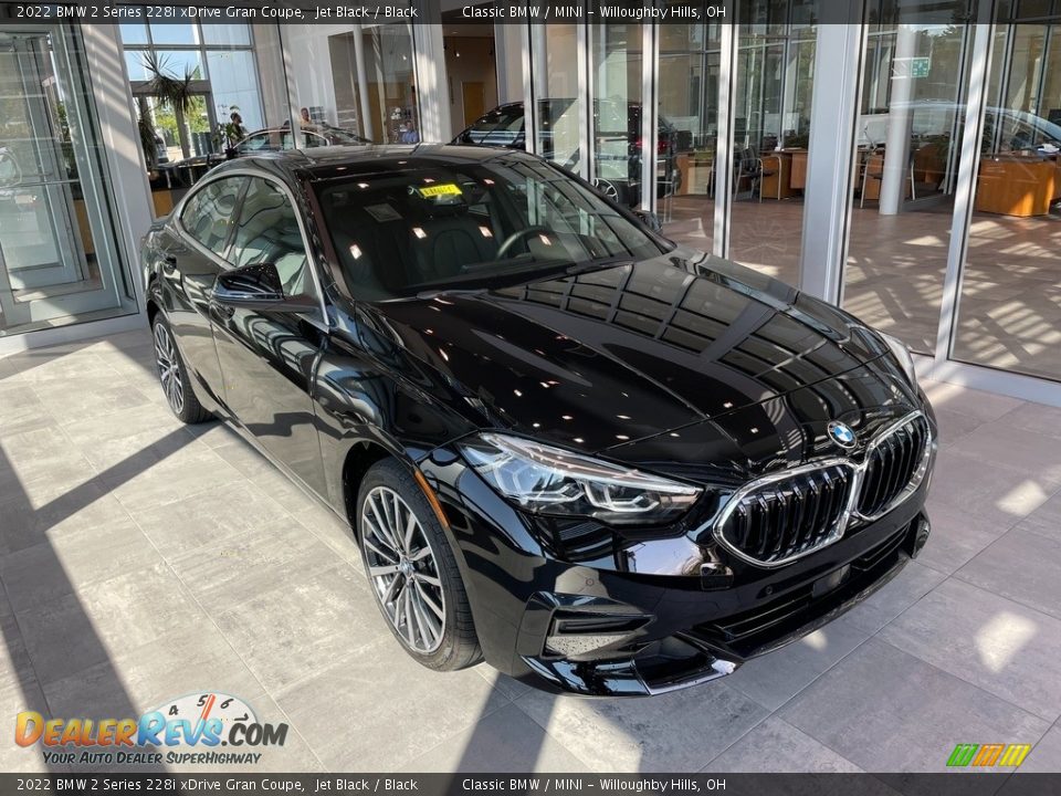 2022 BMW 2 Series 228i xDrive Gran Coupe Jet Black / Black Photo #1