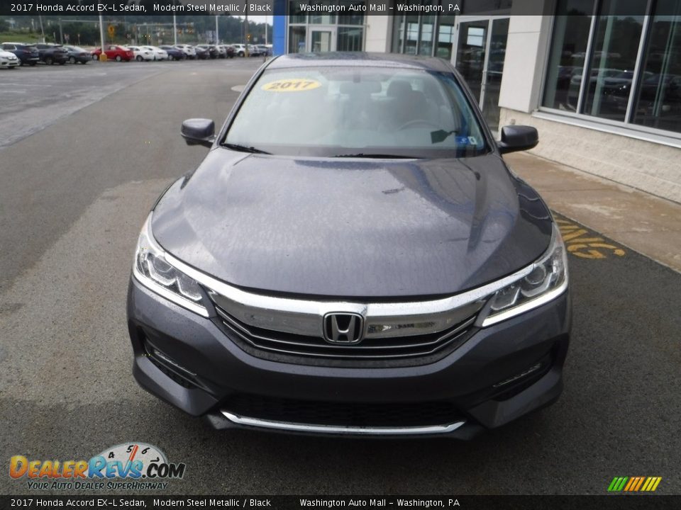 2017 Honda Accord EX-L Sedan Modern Steel Metallic / Black Photo #4