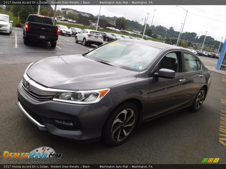 2017 Honda Accord EX-L Sedan Modern Steel Metallic / Black Photo #5