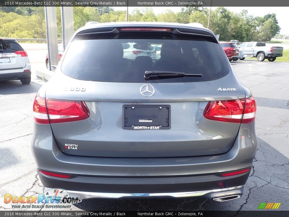 2016 Mercedes-Benz GLC 300 4Matic Selenite Grey Metallic / Black Photo #10