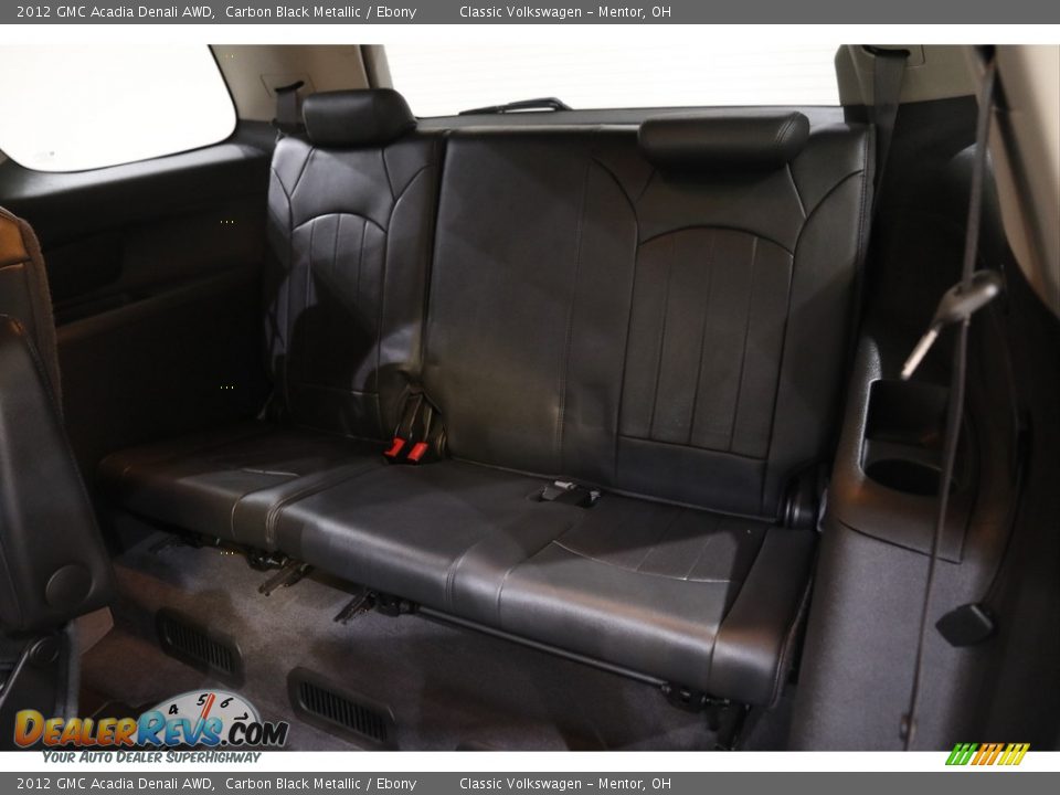 2012 GMC Acadia Denali AWD Carbon Black Metallic / Ebony Photo #17