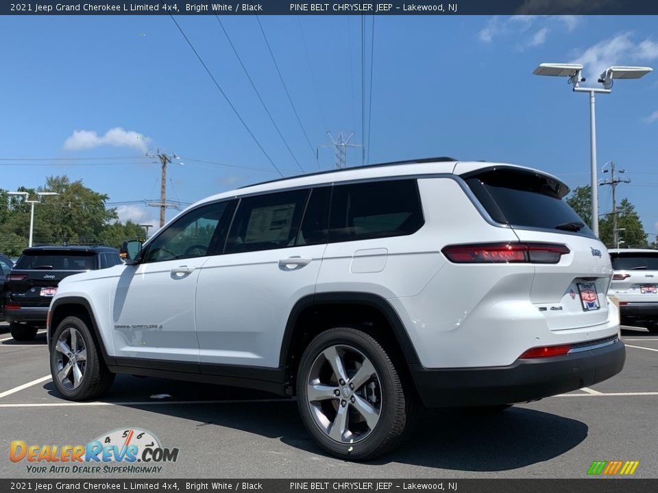 2021 Jeep Grand Cherokee L Limited 4x4 Bright White / Black Photo #6