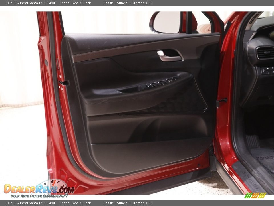 2019 Hyundai Santa Fe SE AWD Scarlet Red / Black Photo #4