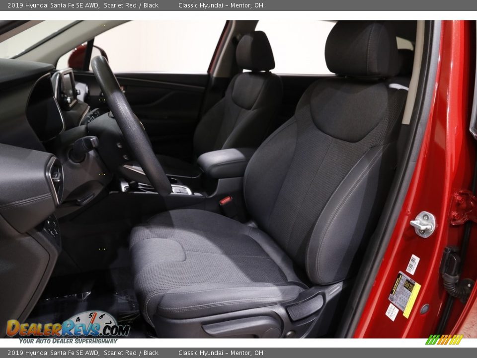 2019 Hyundai Santa Fe SE AWD Scarlet Red / Black Photo #5
