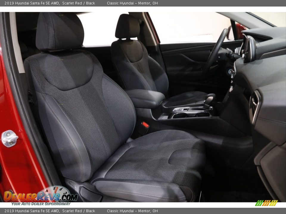 2019 Hyundai Santa Fe SE AWD Scarlet Red / Black Photo #14