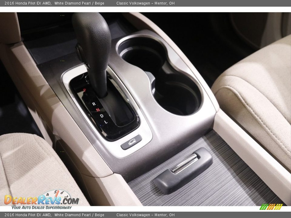 2016 Honda Pilot EX AWD White Diamond Pearl / Beige Photo #14