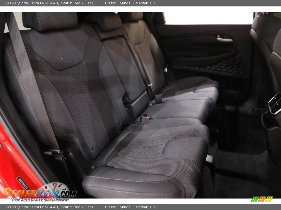 2019 Hyundai Santa Fe SE AWD Scarlet Red / Black Photo #15