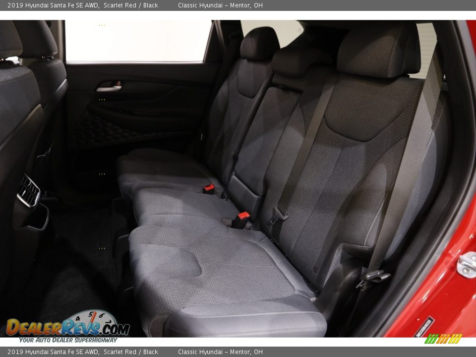 2019 Hyundai Santa Fe SE AWD Scarlet Red / Black Photo #16