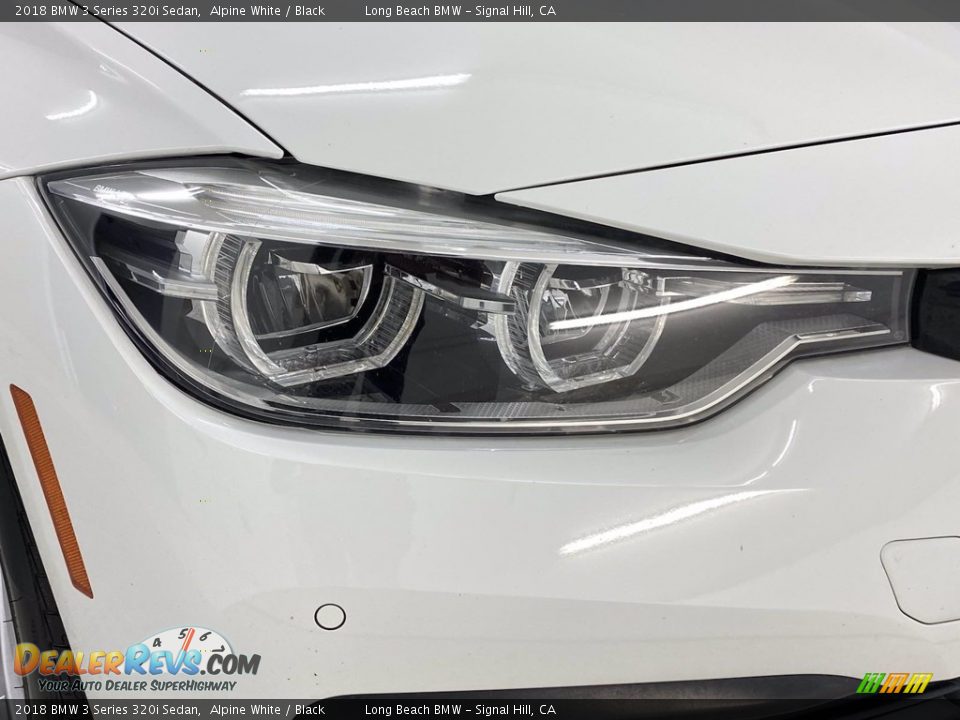 2018 BMW 3 Series 320i Sedan Alpine White / Black Photo #6