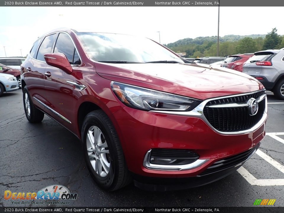 2020 Buick Enclave Essence AWD Red Quartz Tintcoat / Dark Galvinized/Ebony Photo #4