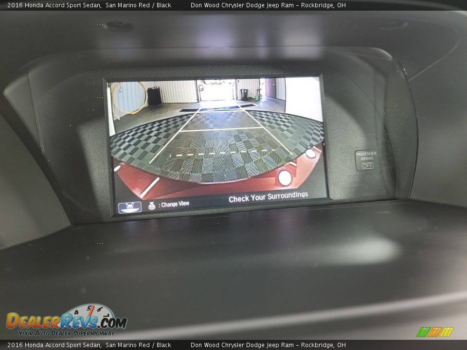 2016 Honda Accord Sport Sedan San Marino Red / Black Photo #2