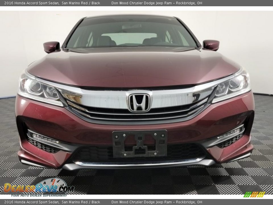 2016 Honda Accord Sport Sedan San Marino Red / Black Photo #4