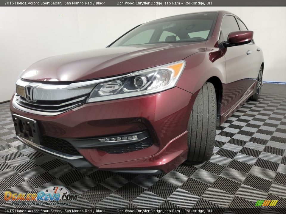 2016 Honda Accord Sport Sedan San Marino Red / Black Photo #5
