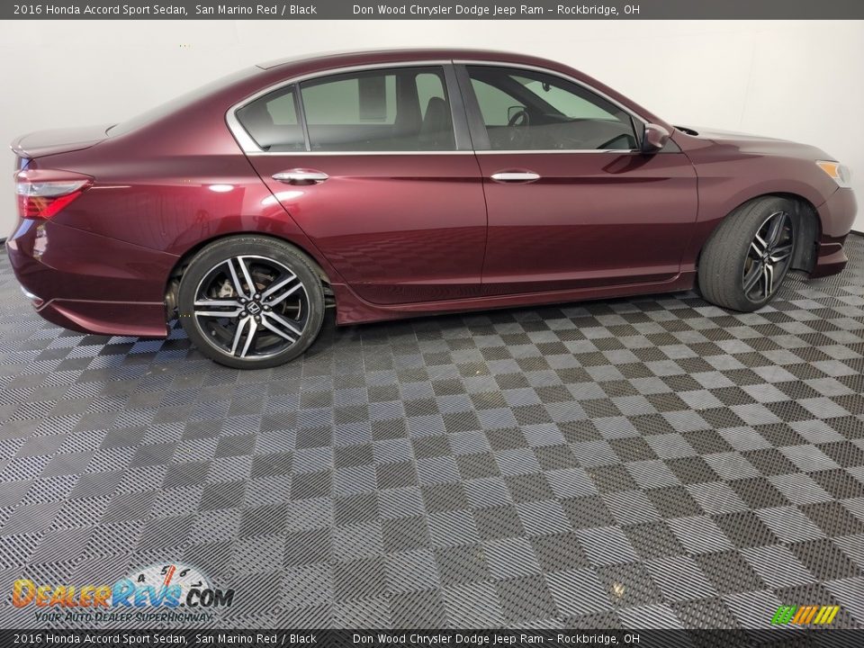 2016 Honda Accord Sport Sedan San Marino Red / Black Photo #10