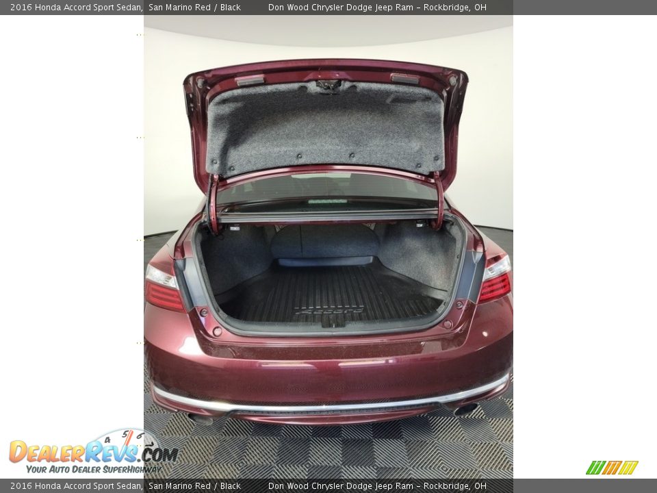 2016 Honda Accord Sport Sedan San Marino Red / Black Photo #12