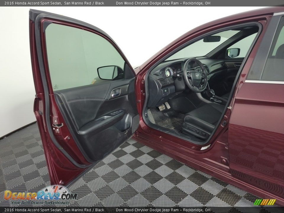 2016 Honda Accord Sport Sedan San Marino Red / Black Photo #14