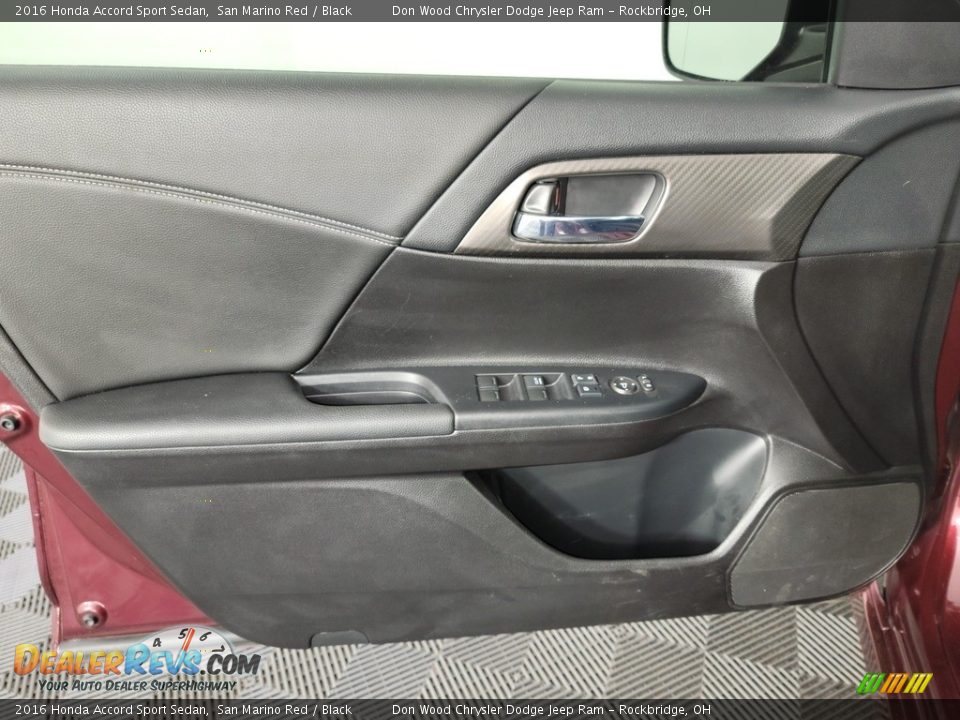 2016 Honda Accord Sport Sedan San Marino Red / Black Photo #15