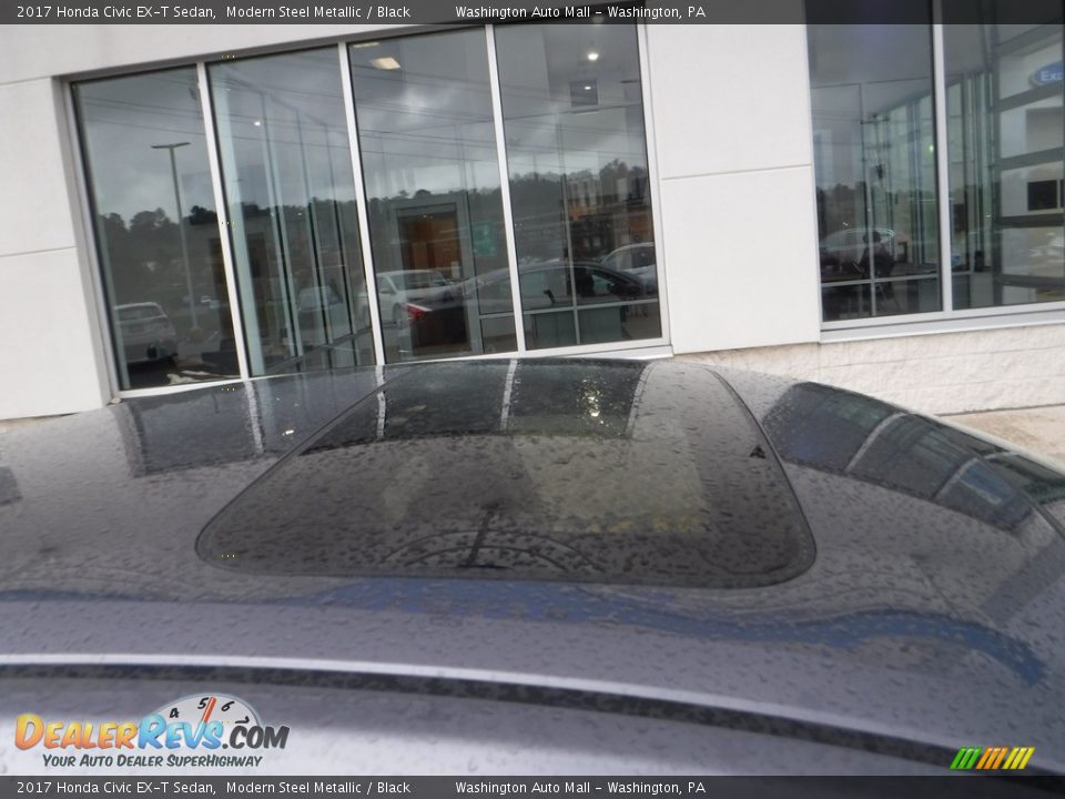 2017 Honda Civic EX-T Sedan Modern Steel Metallic / Black Photo #2