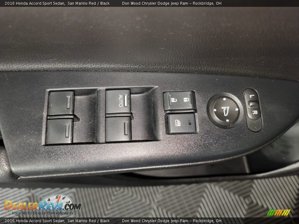 2016 Honda Accord Sport Sedan San Marino Red / Black Photo #16