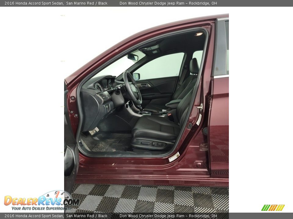2016 Honda Accord Sport Sedan San Marino Red / Black Photo #17