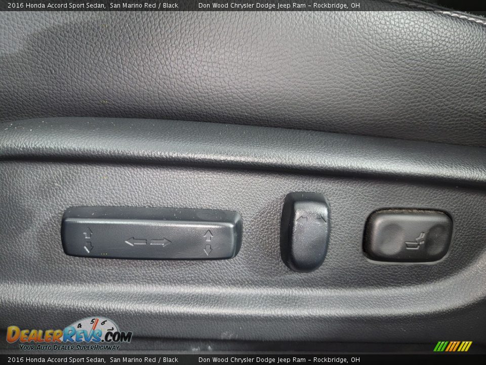 2016 Honda Accord Sport Sedan San Marino Red / Black Photo #18