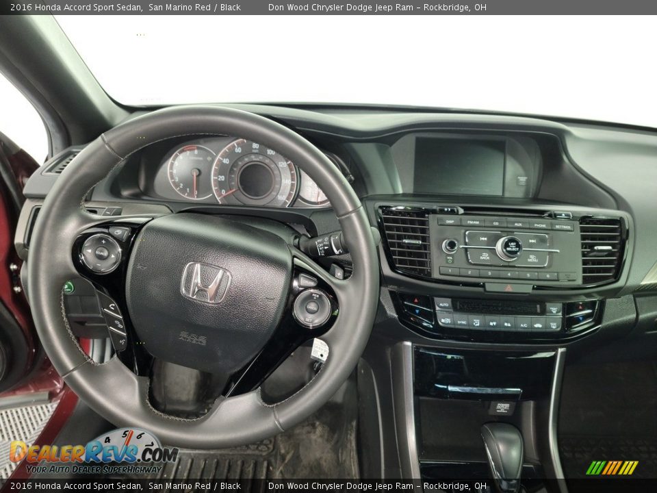 2016 Honda Accord Sport Sedan San Marino Red / Black Photo #19