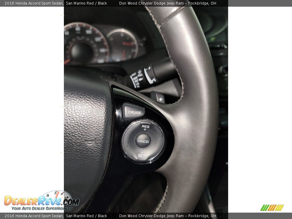2016 Honda Accord Sport Sedan San Marino Red / Black Photo #21