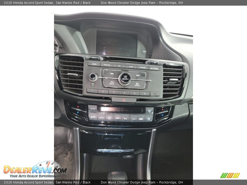 2016 Honda Accord Sport Sedan San Marino Red / Black Photo #22