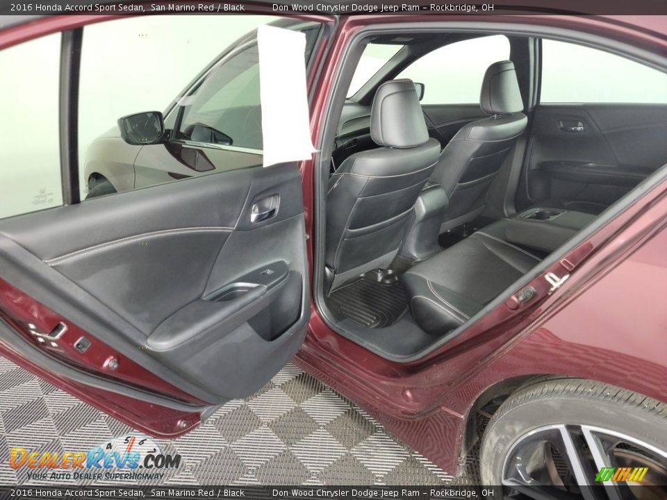 2016 Honda Accord Sport Sedan San Marino Red / Black Photo #24