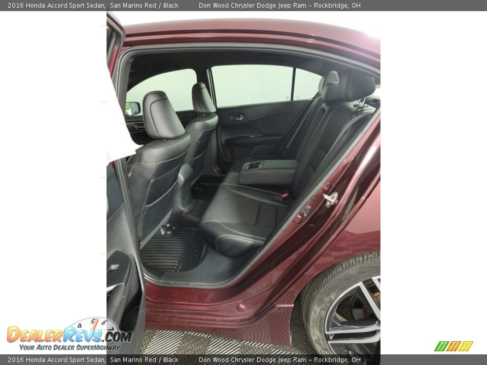 2016 Honda Accord Sport Sedan San Marino Red / Black Photo #25