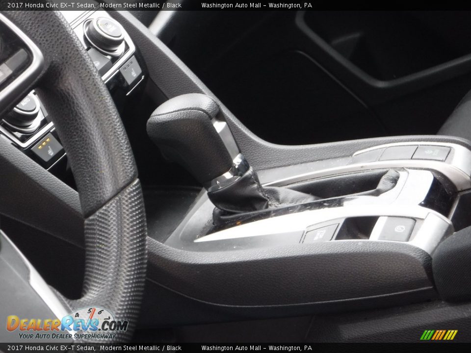 2017 Honda Civic EX-T Sedan Modern Steel Metallic / Black Photo #14