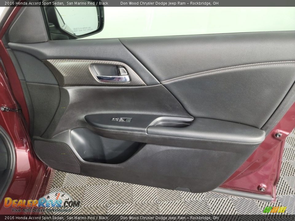2016 Honda Accord Sport Sedan San Marino Red / Black Photo #28