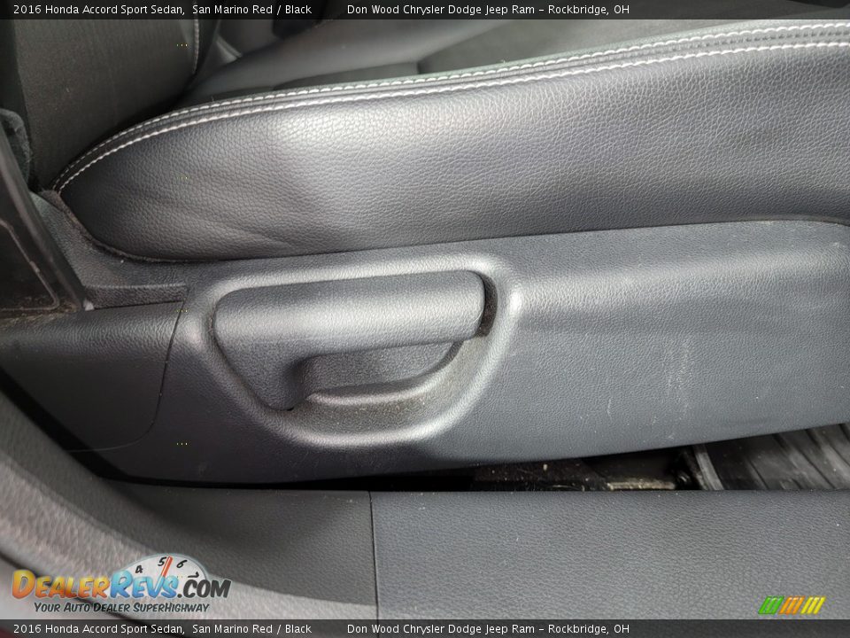 2016 Honda Accord Sport Sedan San Marino Red / Black Photo #30