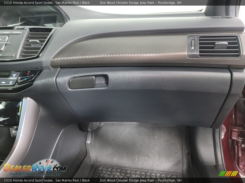 2016 Honda Accord Sport Sedan San Marino Red / Black Photo #31