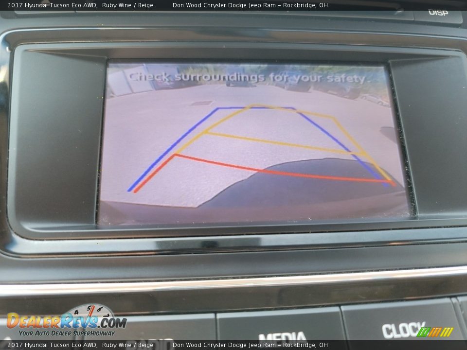 2017 Hyundai Tucson Eco AWD Ruby Wine / Beige Photo #2