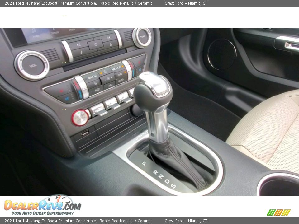 2021 Ford Mustang EcoBoost Premium Convertible Shifter Photo #20