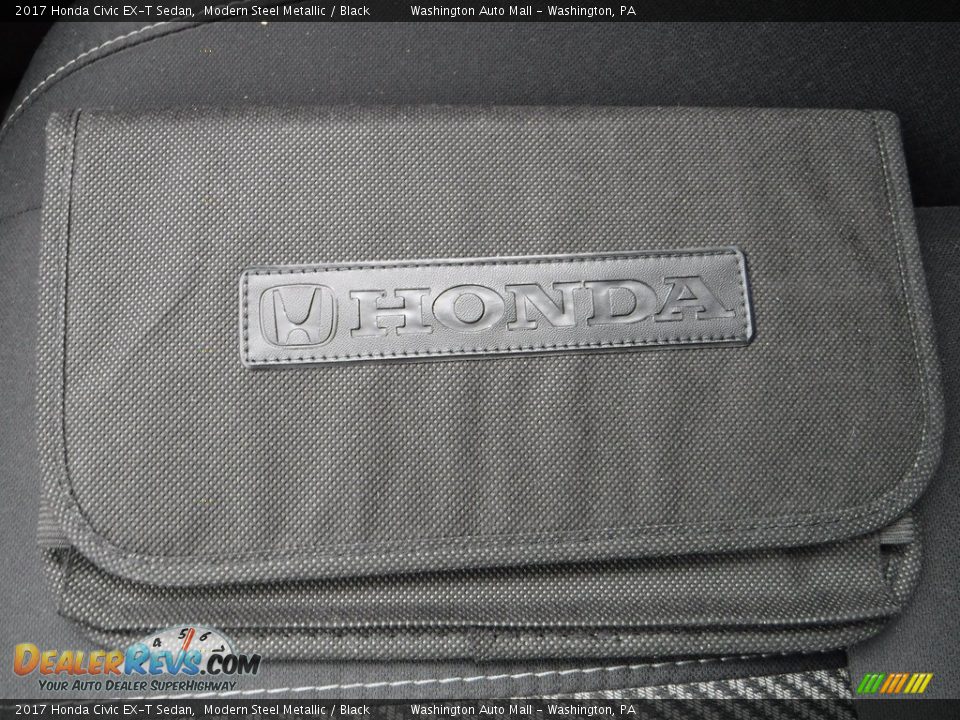 2017 Honda Civic EX-T Sedan Modern Steel Metallic / Black Photo #23