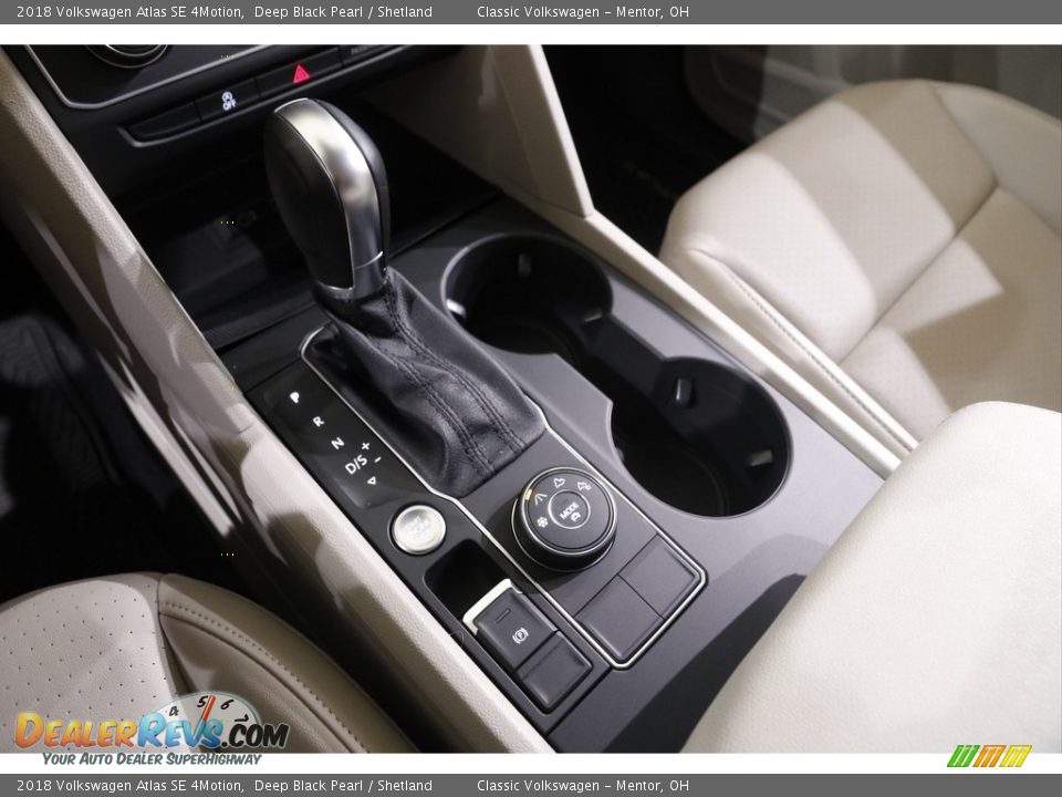 2018 Volkswagen Atlas SE 4Motion Deep Black Pearl / Shetland Photo #12