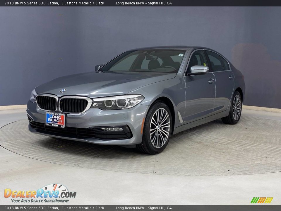 2018 BMW 5 Series 530i Sedan Bluestone Metallic / Black Photo #3